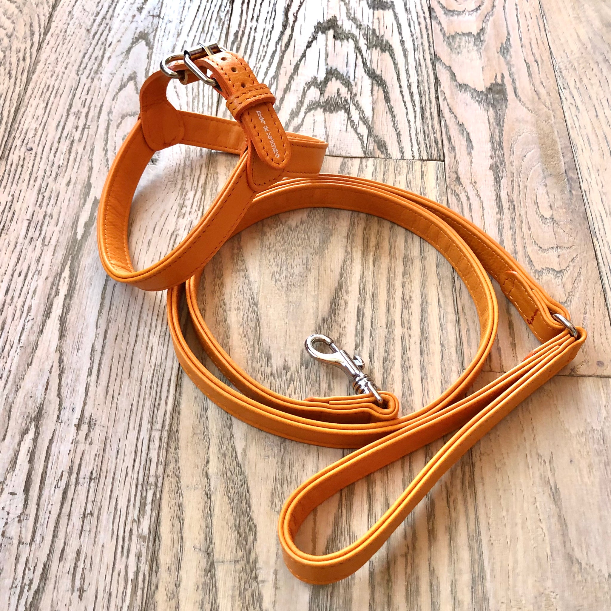 Camel leather harness