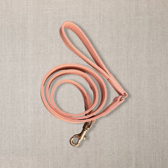 Pink leather leash